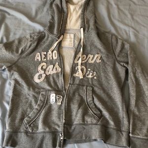 Aeropostal zip-up sweater